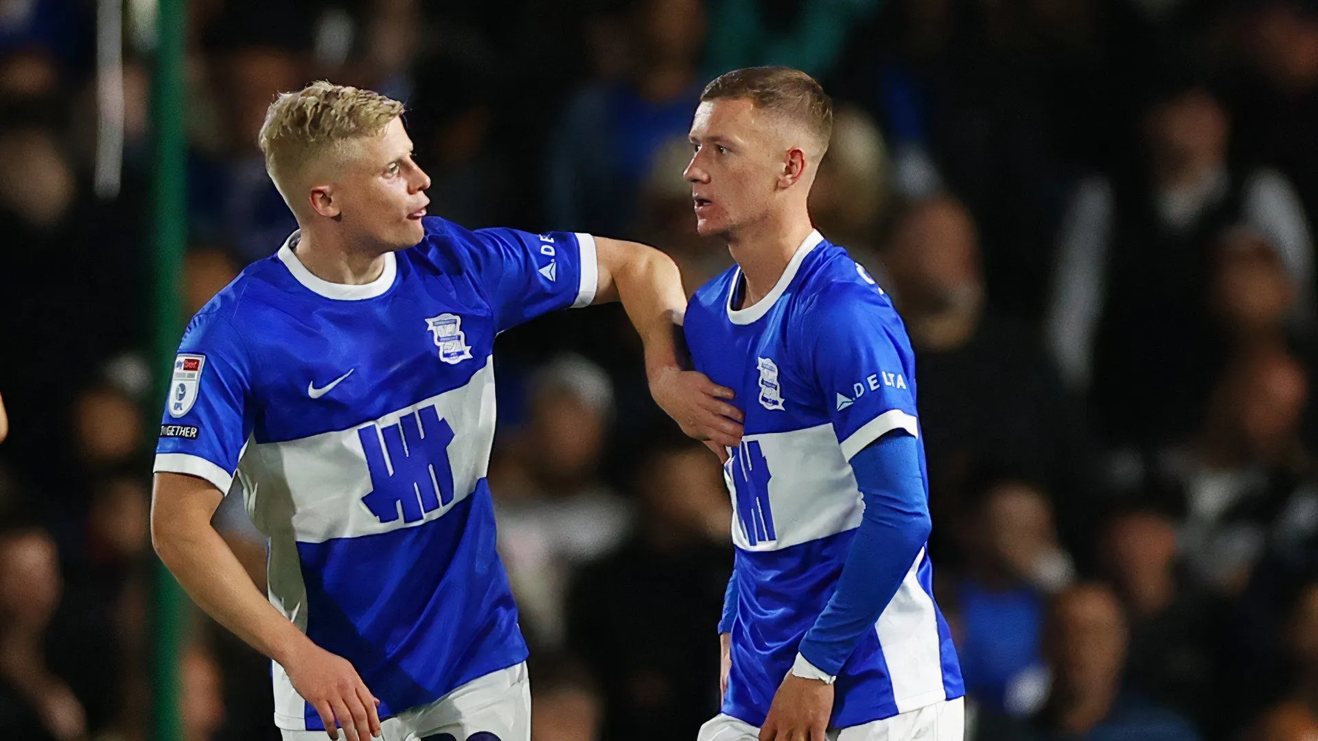 Jay Stansfield trong trận đấu của Birmingham City