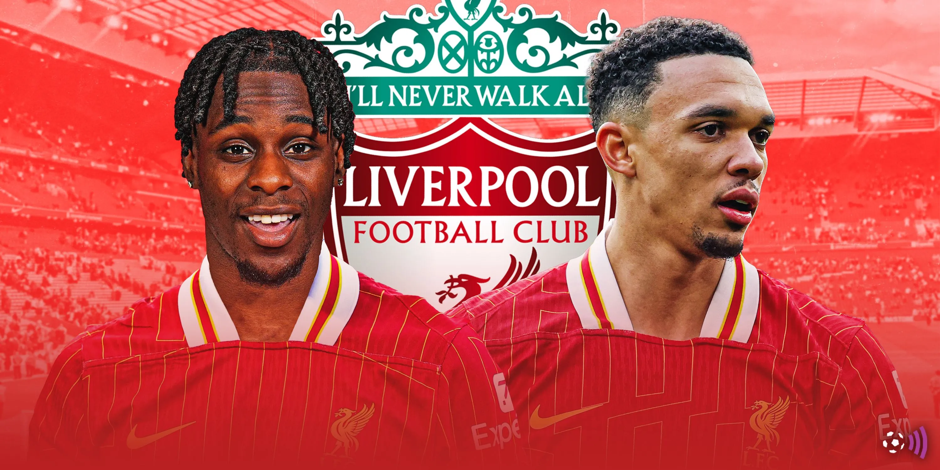 Jeremie Frimpong và Trent Alexander-Arnold, các lựa chọn hậu vệ phải cho Liverpool