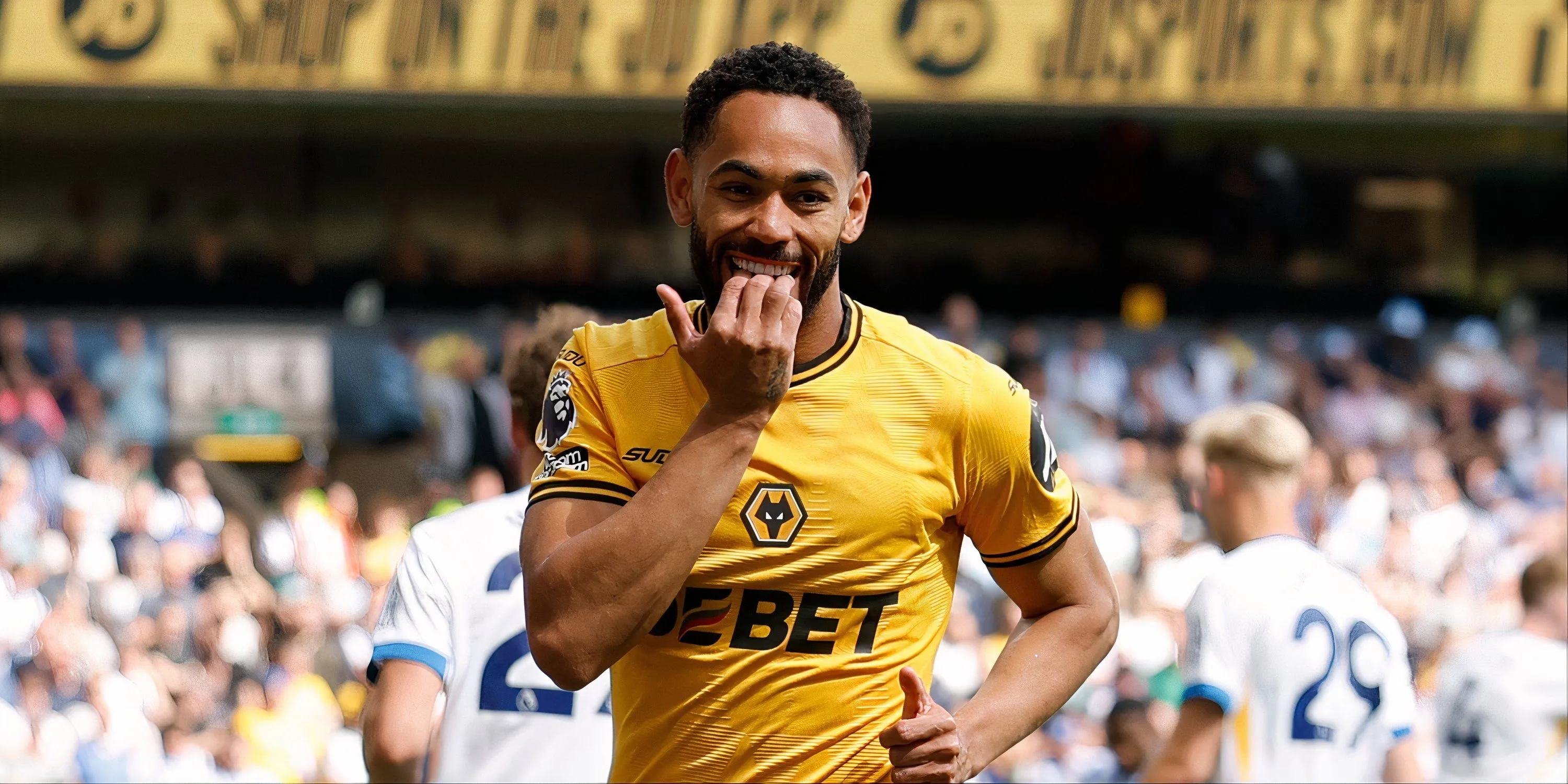 Matheus Cunha trong màu áo Wolves, cầu thủ có thể rời Molineux Hè này
