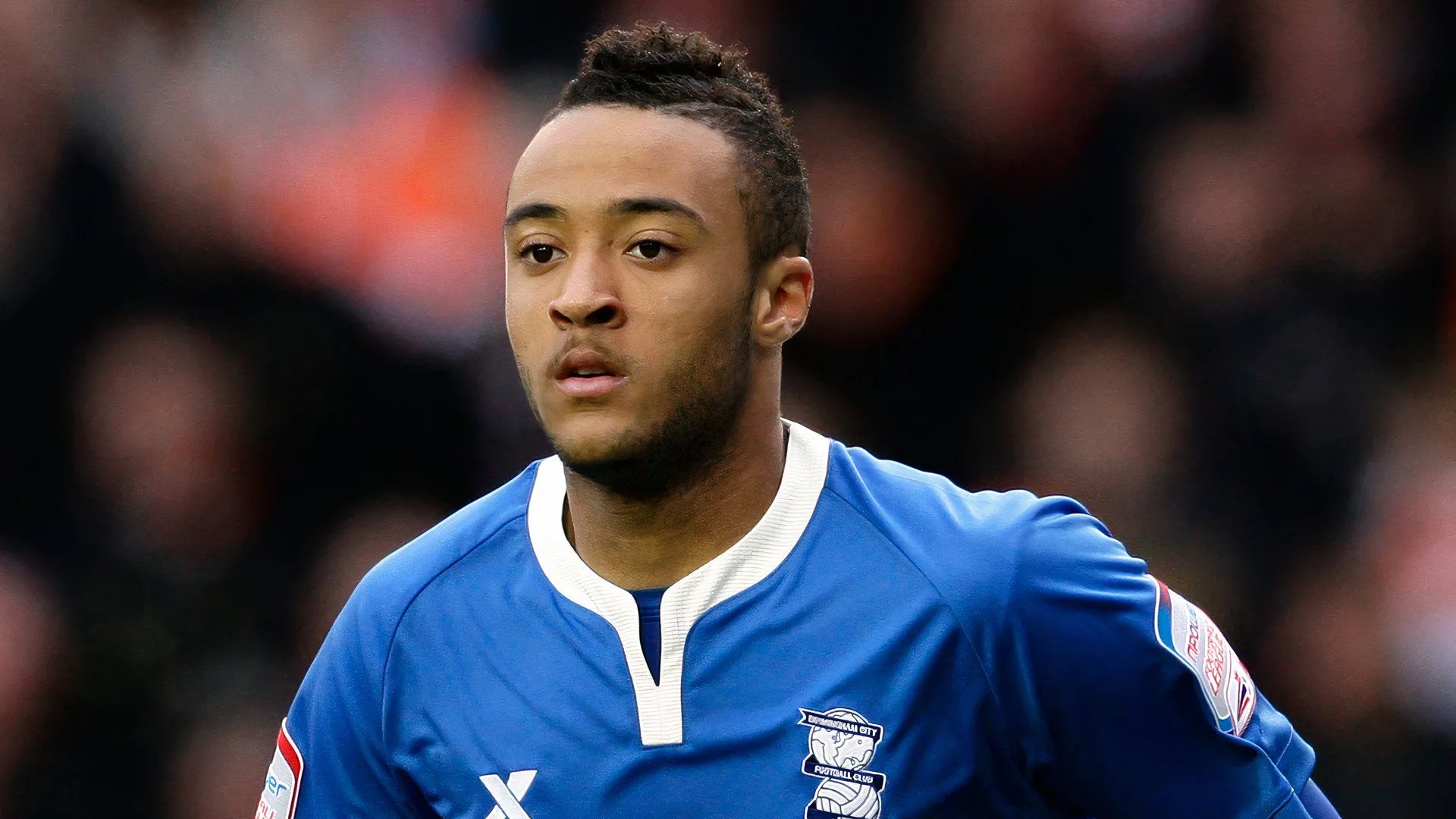 Nathan Redmond trong màu áo Birmingham City thời kỳ đầu sự nghiệp