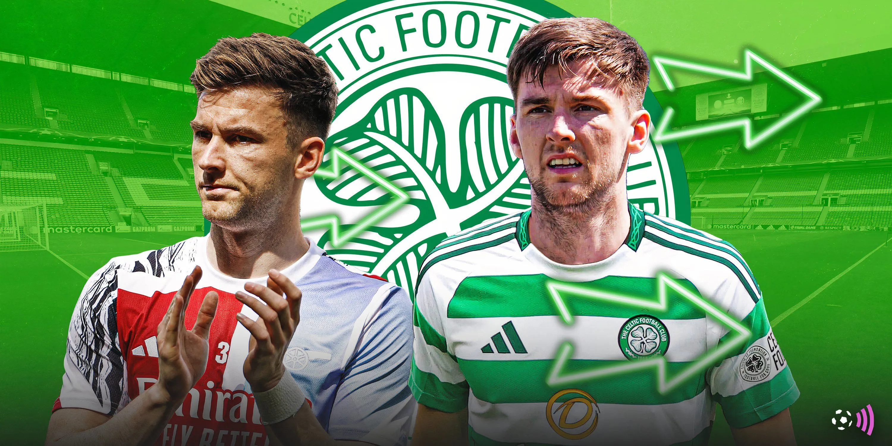 Cầu thủ Kieran Tierney trong màu áo Celtic.