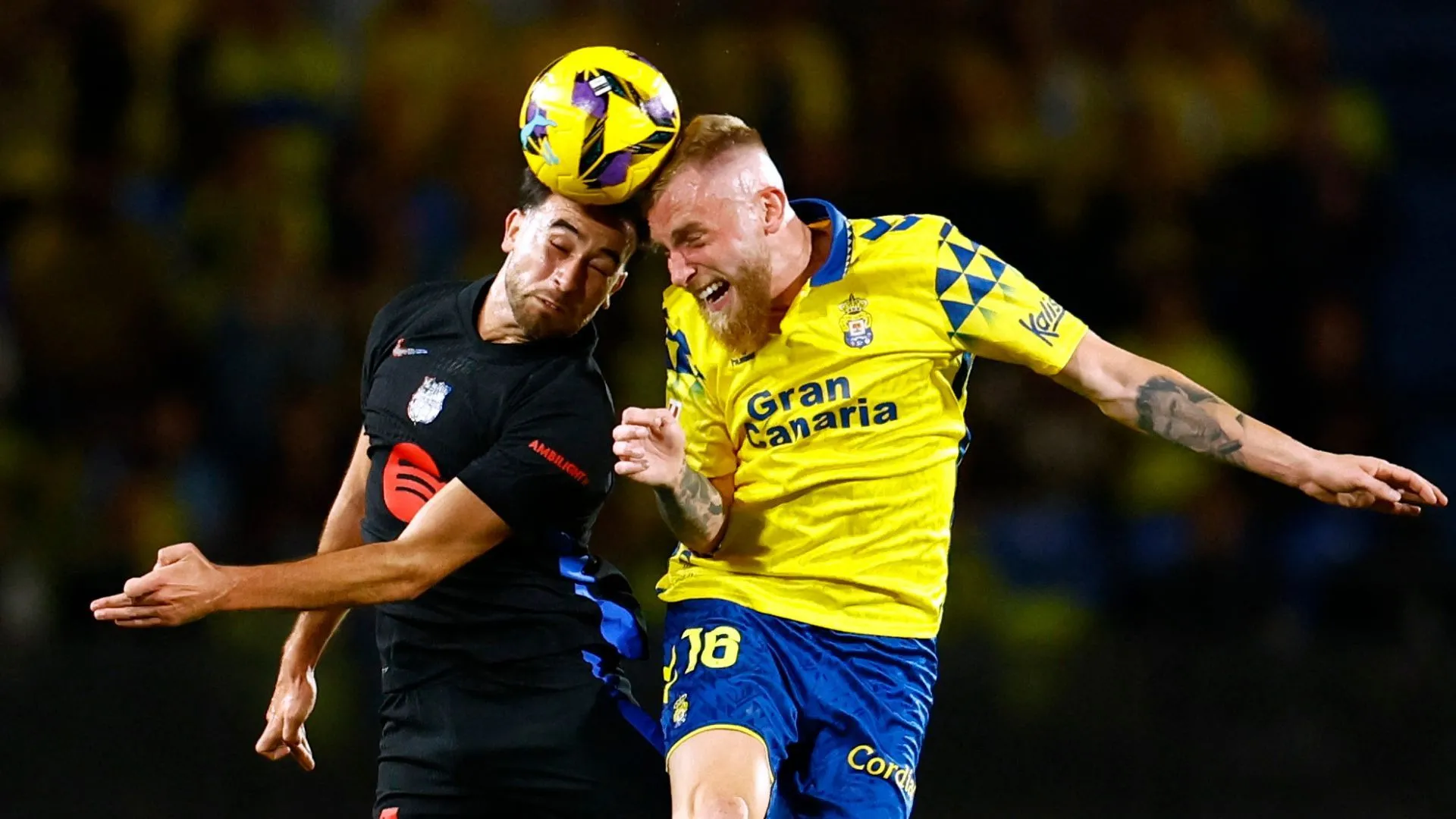 Oli McBurnie, mục tiêu chuyển nhượng tiềm năng của Sheffield United, đã rời Las Palmas theo dạng tự do.