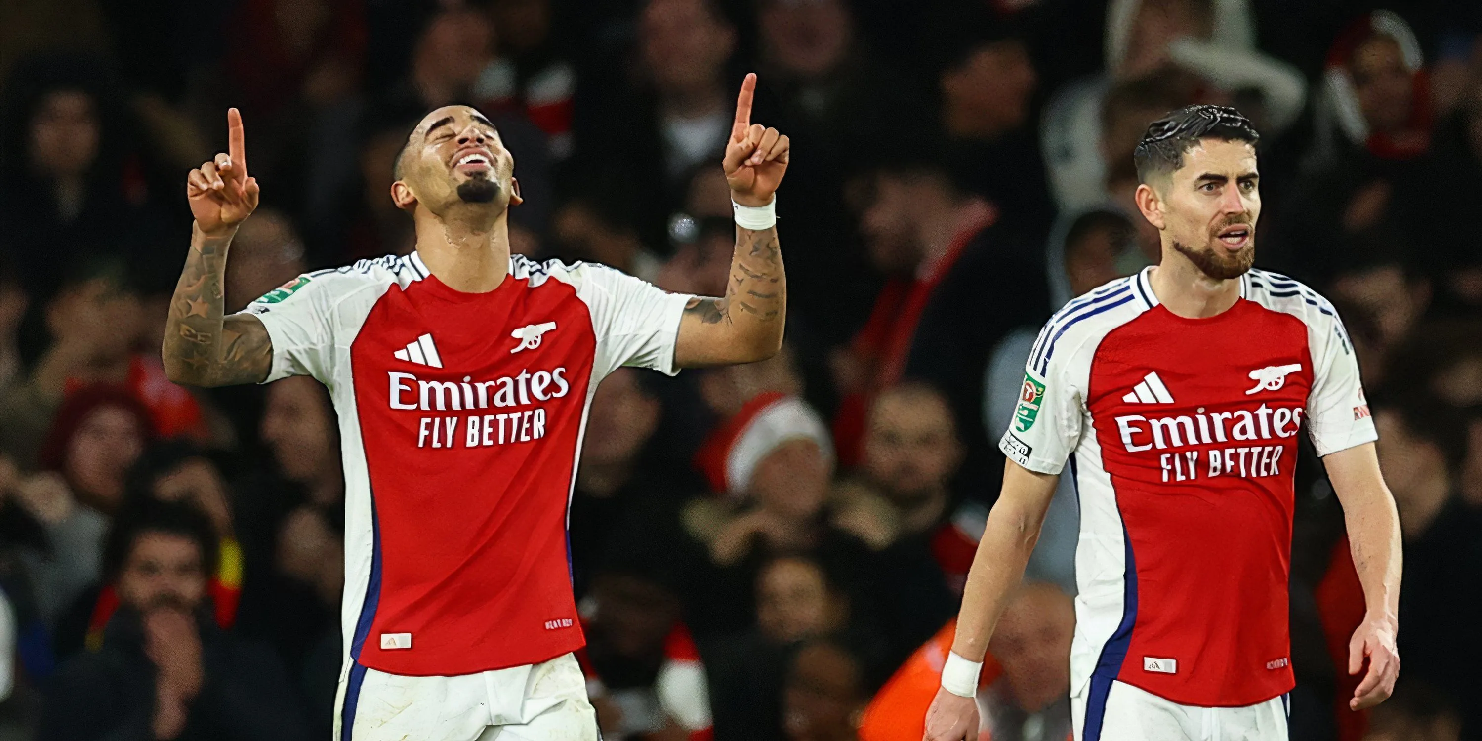 Tiền đạo Gabriel Jesus của Arsenal trên sân cỏ Premier League