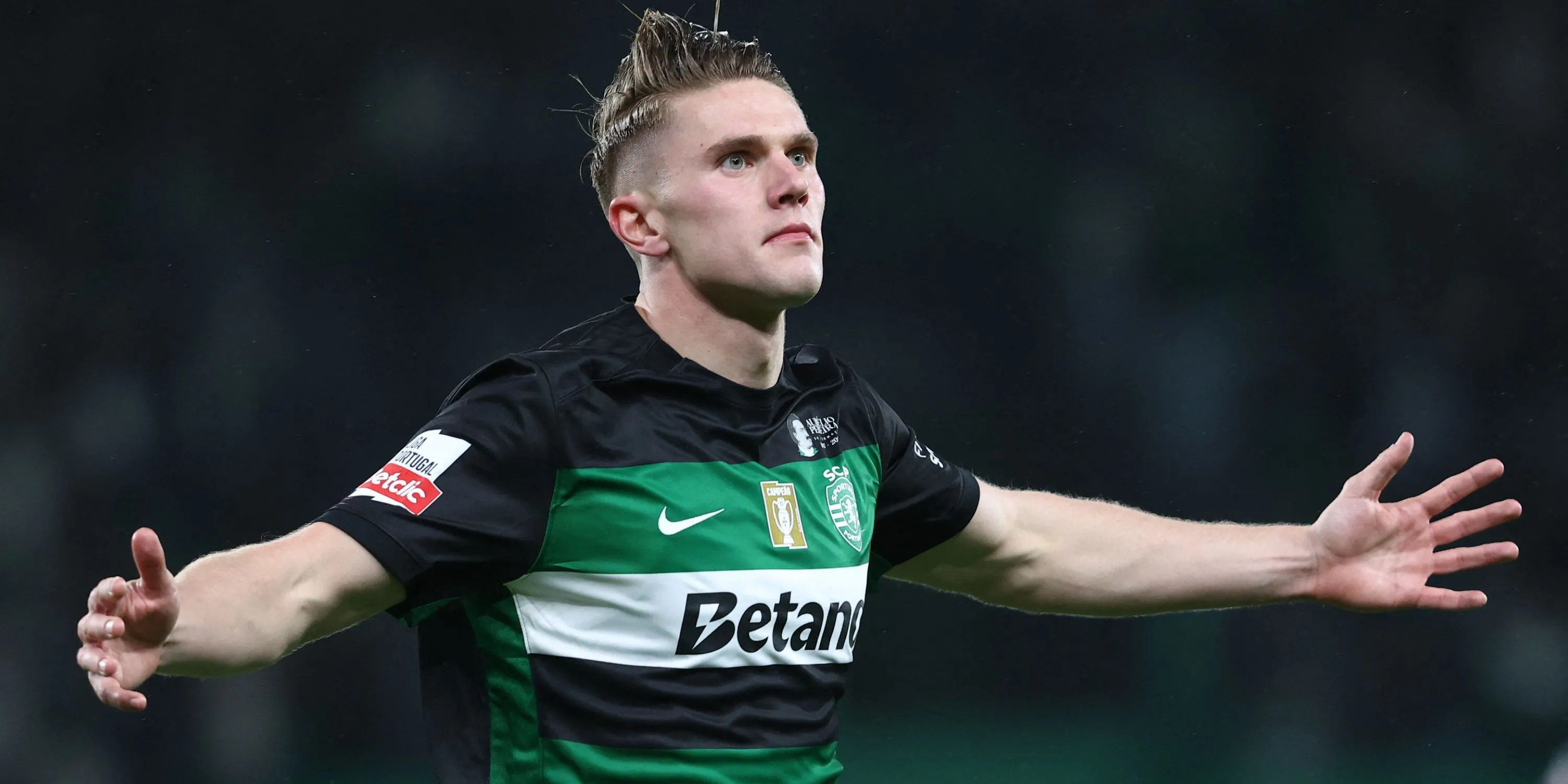 Viktor Gyokeres trong màu áo Sporting CP, thể hiện hiệu suất ghi bàn ấn tượng