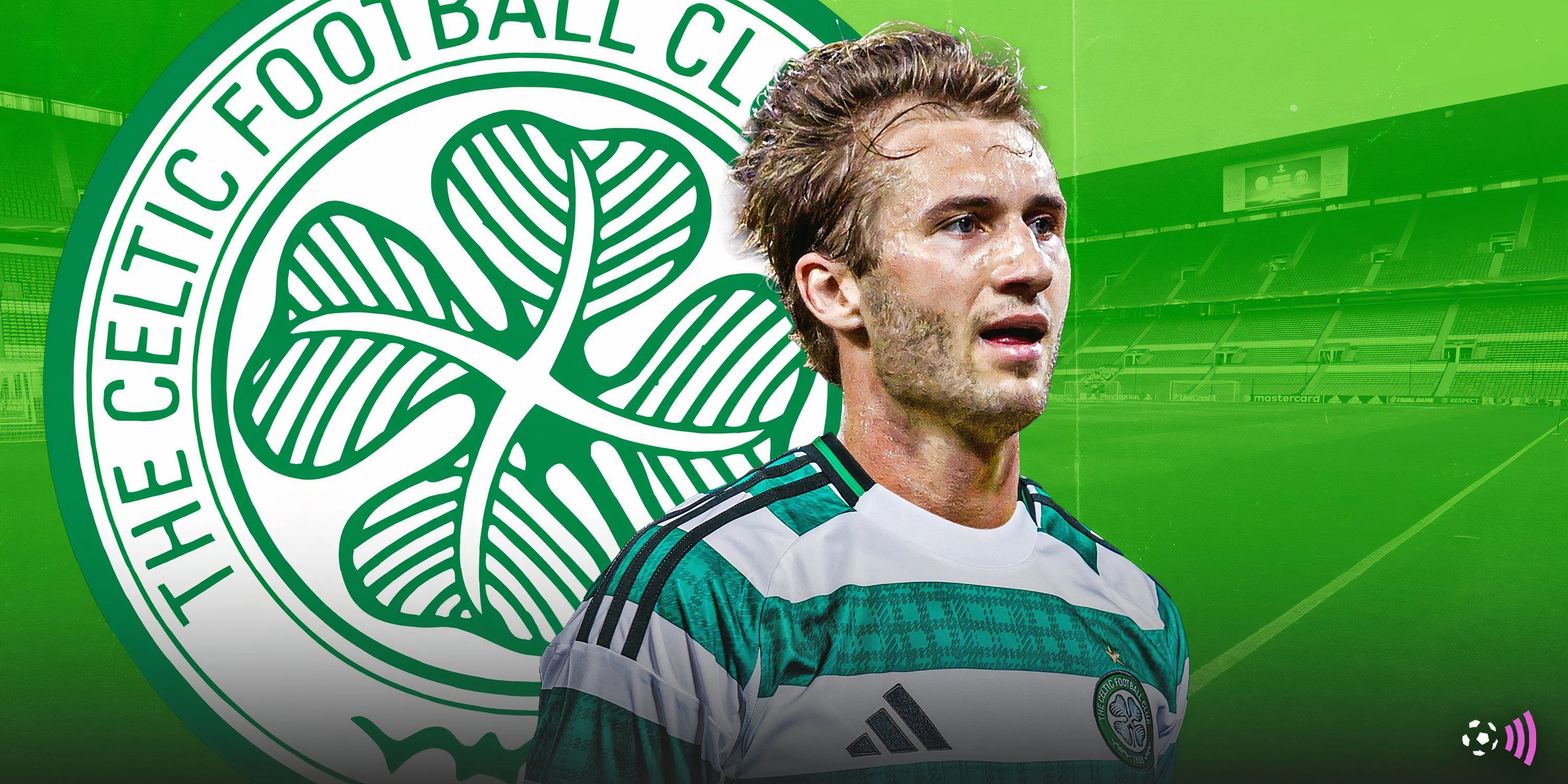 Benjamin Nygren trên sân cỏ trong màu áo Celtic tại giải VĐQG Scotland.