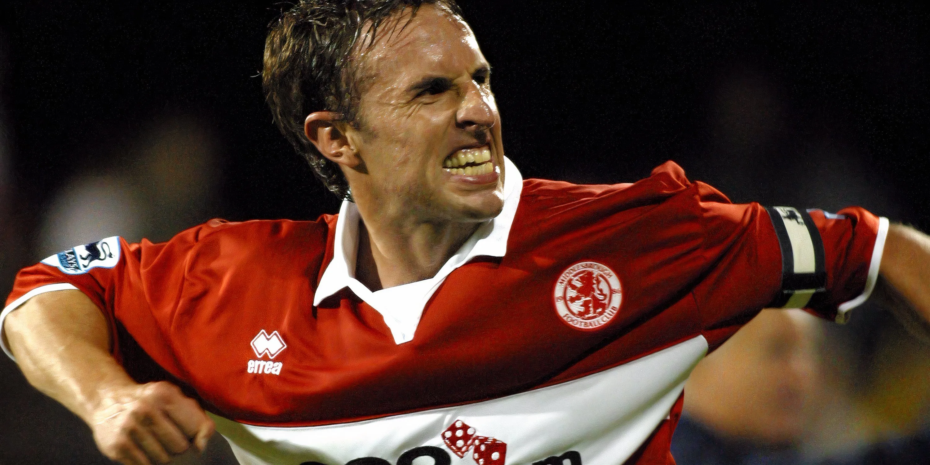 Gareth Southgate khi còn là cầu thủ, một trung vệ chuyên nghiệp và đáng tin cậy