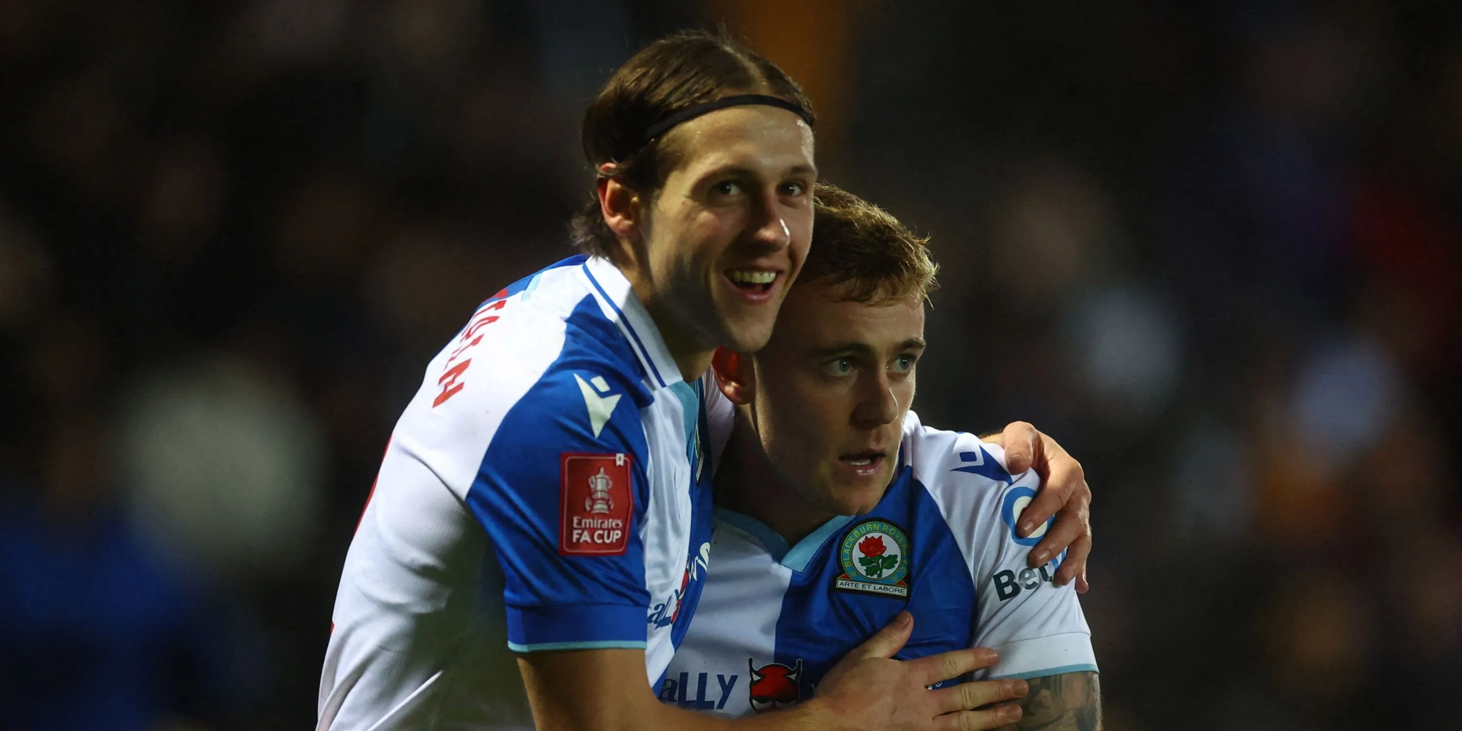 Hậu vệ phải Callum Brittain của Blackburn Rovers, mục tiêu chuyển nhượng của Derby County