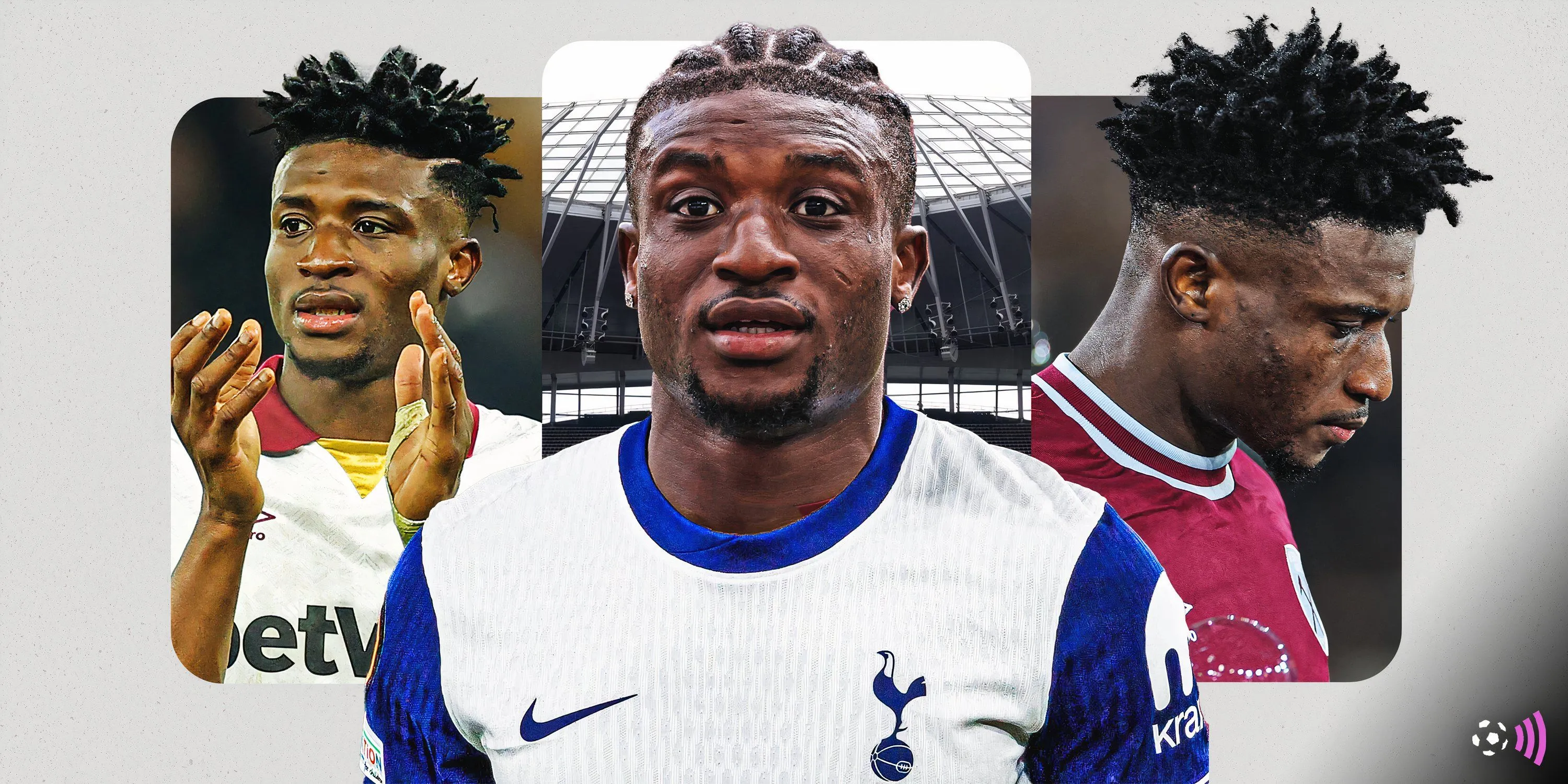 Mohammed Kudus trong màu áo Tottenham Hotspur sau thương vụ chuyển nhượng 55 triệu bảng