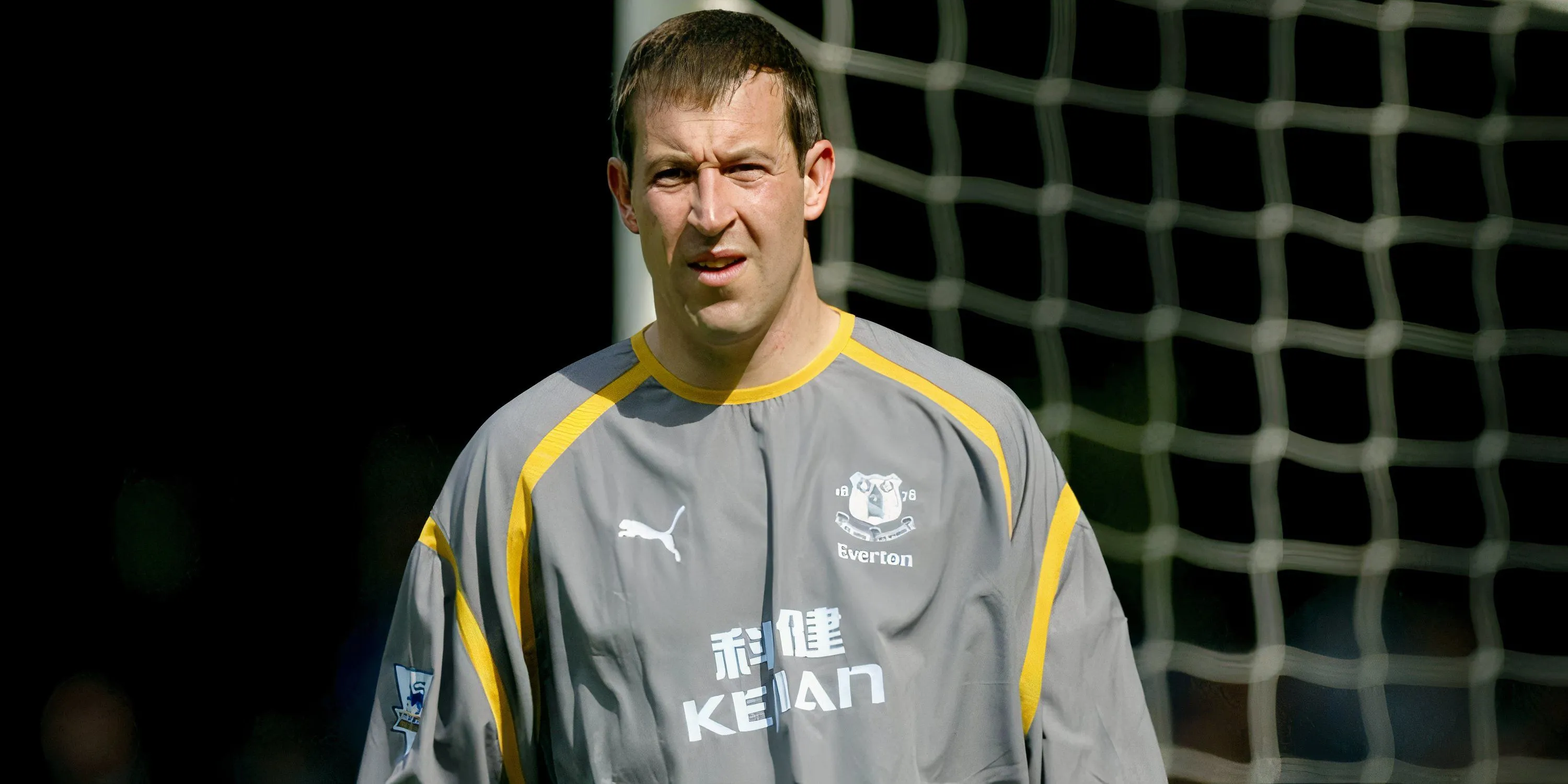 Nigel Martyn trong màu áo Leeds United, một thủ môn xuất sắc nhưng thường bị đánh giá thấp