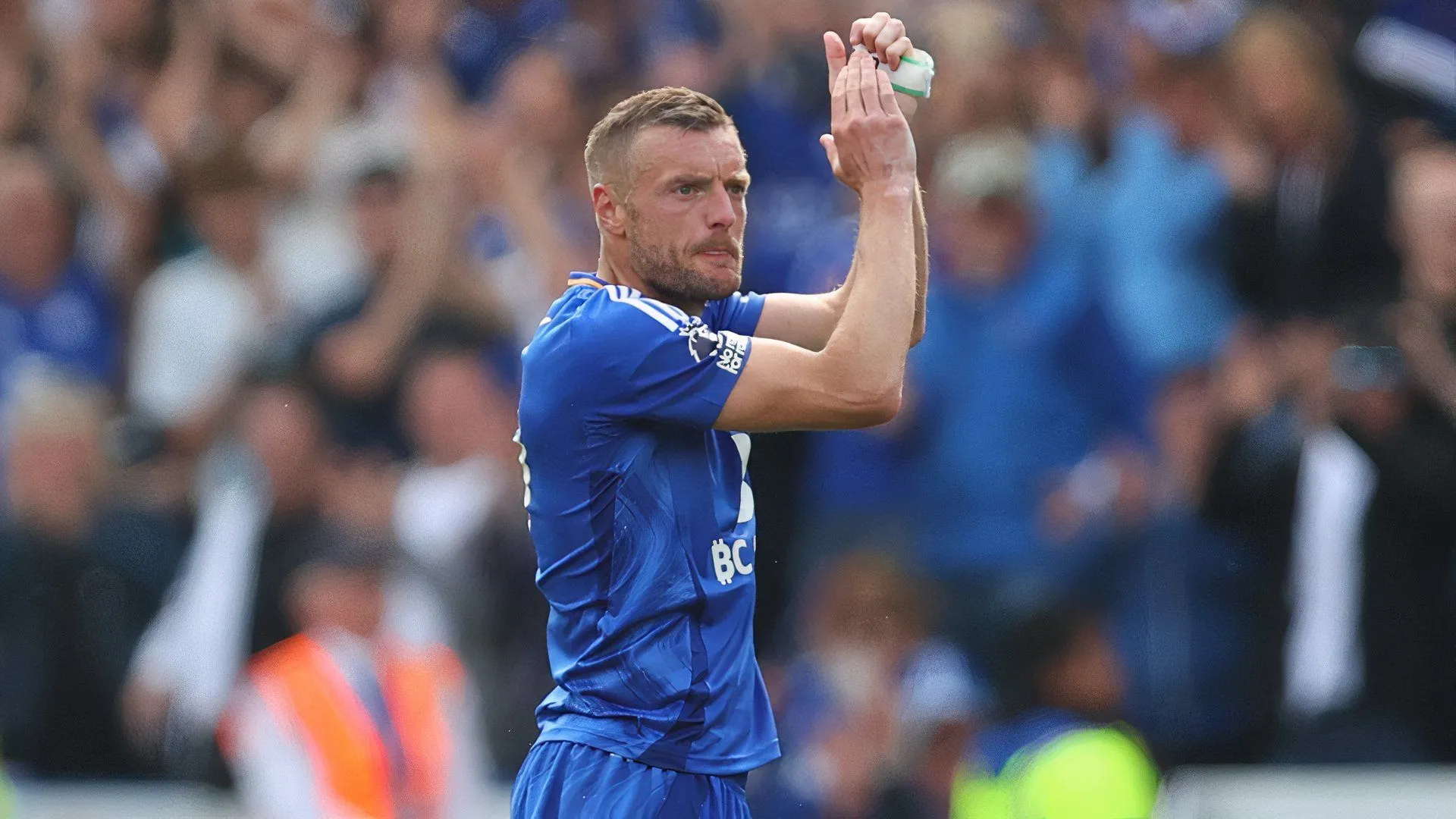 Tiền đạo Jamie Vardy của Leicester City